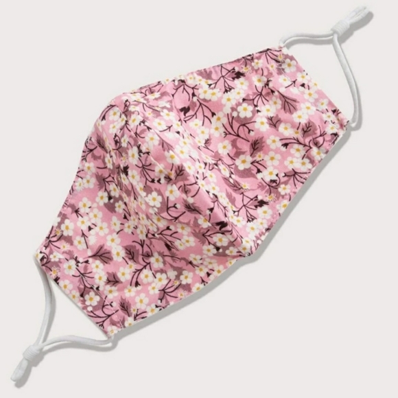 Flower Pattern Face Mask - Picture 5 of 5